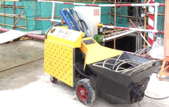 南京構造柱輸送泵廠家施工現(xiàn)場