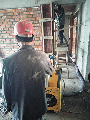 3月23日南京二次結(jié)構(gòu)泵合作江蘇建工同城逸境家園項(xiàng)目