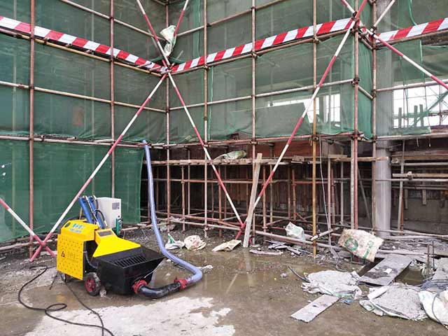 二次結(jié)構(gòu)泵施現(xiàn)場(chǎng)施工